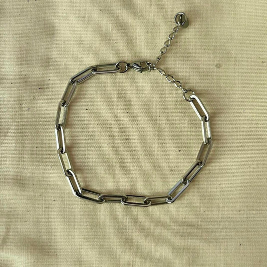 Silver Chain Link Bracelet